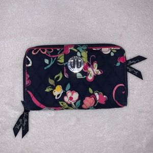 Vera Bradley RFID TURN LOCK WALLET